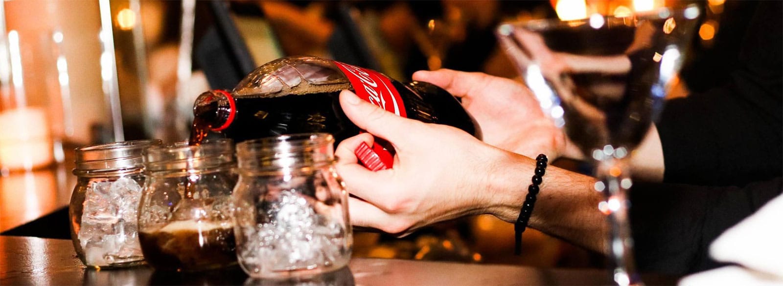 Liquid Infusion mobile bar setup at an event